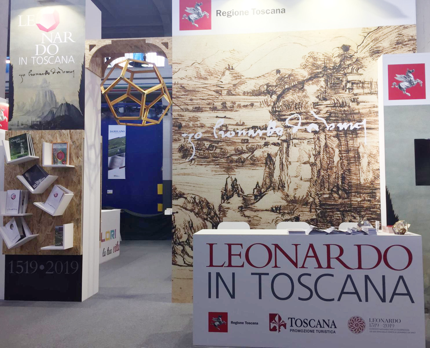 Immagine Salone del libro, la Toscana presente con un suo stand: patto per la lettura e Leonardo da Vinci